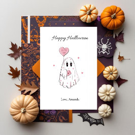 Halloween paar kaart