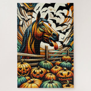Halloween Paard 1000 Stuk Puzzel