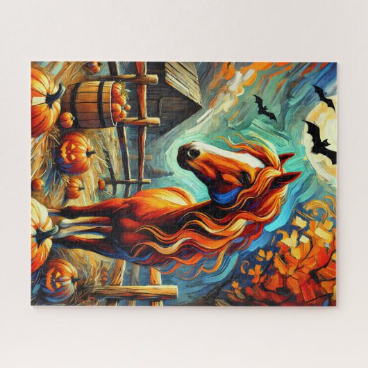 Halloween Paard 500 Stuk Puzzel Legpuzzel (Horizontaal)