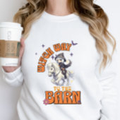 Halloween Paard Heks Weg naar de Schuur Trui