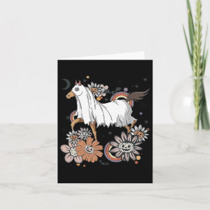 Halloween Paardenkostuum Ghost Boo Pumpkin Spooky  Kaart