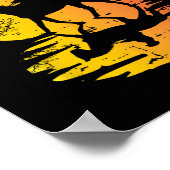 Halloween Paardensilhouet Pompoen Kostuum Poster (Hoek)