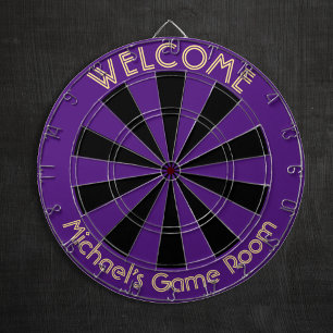 Halloween Paars Black Aangepast Metaal Cage Game R Dartbord
