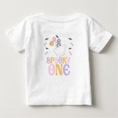 Halloween Paars Griezelige Eén Halloween 1e Verjaa (Achterkant)