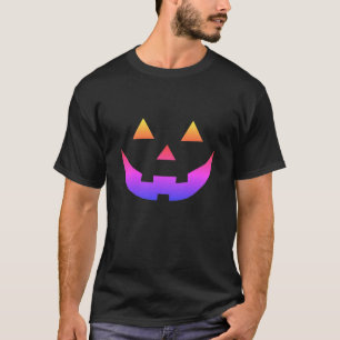 Halloween paars Jack o lantern pompoenkostuum T-shirt