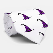 Halloween Paars Witches Pet Stropdas (Opgerold)