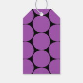 Halloween Paarse en zwart gepersonaliseerd Cadeaulabel (Voorkant)