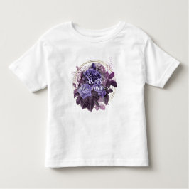 Halloween Paarse Gotische Rozen Kinder Shirts
