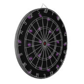 Halloween, Paarse Ogen, Trick Or Treat, Boe Dartbord (Voorkant Links)