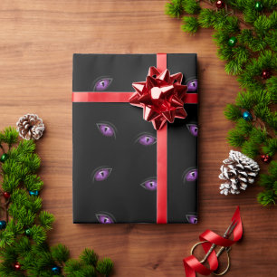 Halloween, Paarse ogen, Trick or treat, Boo Cadeaupapier