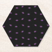 Halloween, Paarse ogen, Trick or treat, Boo Kartonnen Onderzetters (Voorkant)