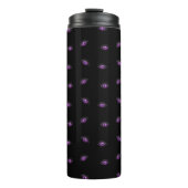 Halloween, Paarse ogen, Trick or treat, Boo Thermosbeker (Voorkant)