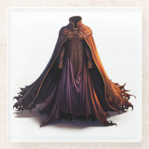 HALLOWEEN PAARSE & ORANJE VICTORIAANSE CAPE