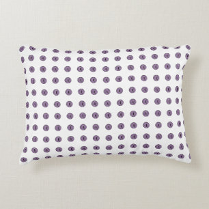 Halloween Paarse Polka Dot Eyes Accent Kussen