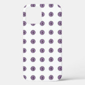 Halloween Paarse Polka Dot Eyes Case-Mate iPhone Case (Achterkant)