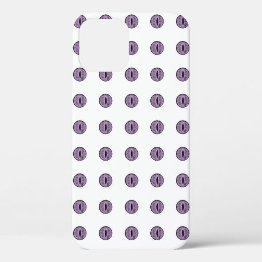 Halloween Paarse Polka Dot Eyes Case-Mate iPhone Case (Achterkant)