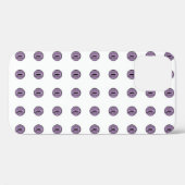 Halloween Paarse Polka Dot Eyes Case-Mate iPhone Case (Achterkant (horizontaal))