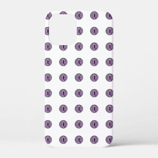 Halloween Paarse Polka Dot Eyes Case-Mate iPhone Case (Achterkant)