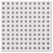Halloween Paarse Polka Dot Eyes Stof (Swatch)
