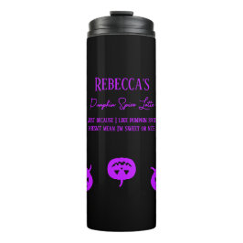 Halloween Paarse pompoen Spice Sweet of Nice Thermosbeker