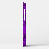 halloween paarse spinnevel Case-Mate iPhone case (Achterkant / Links)