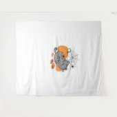 Halloween Pack Spooky en feestelijke grafische bun Wandkleed (Voorkant (horizontaal))