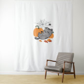 Halloween Pack Spooky en feestelijke grafische bun Wandkleed (In situ)