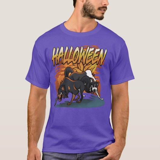 Halloween Packs vriend T-shirt (Voorkant)