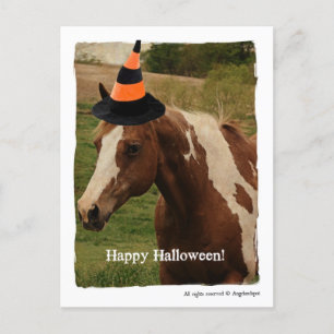 Halloween Paint Horse Briefkaart