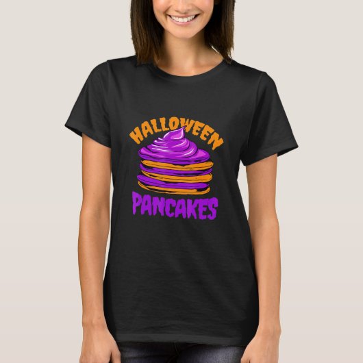 Halloween Pancakes T-shirt (Voorkant)