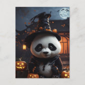 Halloween panda briefkaart (Voorkant)