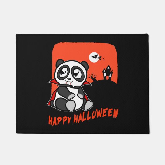 Halloween Panda Deurmat (Voorkant)