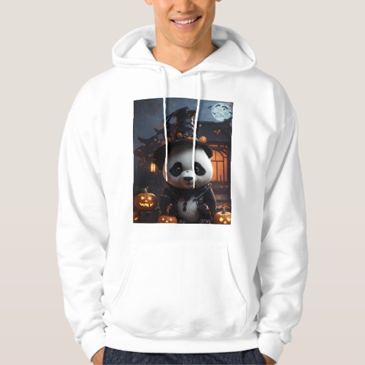 Halloween panda hoodie (Voorkant)