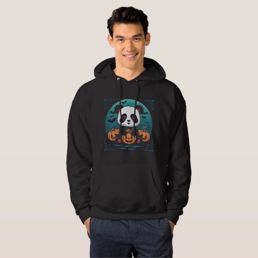 Halloween Panda Hoodie (Voorkant volledig)