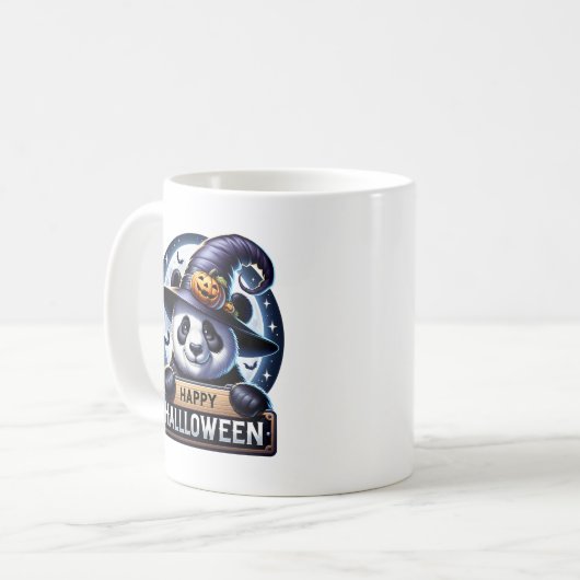 Halloween Panda Koffiemok (Voorkant links)