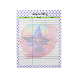 Halloween Pantry Inventarislijst Notitieblok