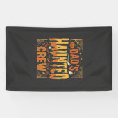 Halloween Papa Behekste Bemanning Spandoek (Horizontaal)