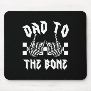Halloween papa naar het bot Grappig Skelet Hand Ma Muismat