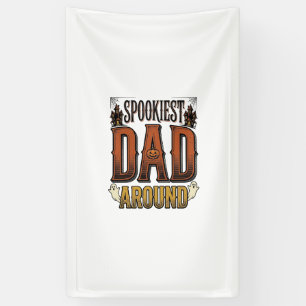 Halloween papa shirt griezelige vader vintage grav spandoek
