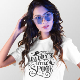 HALLOWEEN PAPA'S KLEINE SPOOK GEEST T-SHIRT