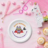 Halloween Paper Borden Owl Devil Design Papieren Bordje (Feest)