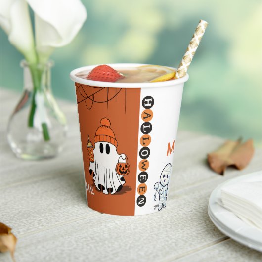 Halloween Paper Cup | Fun Party Drinkware Papieren Bekers (Insitu)