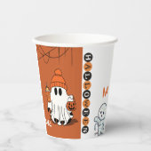 Halloween Paper Cup | Fun Party Drinkware Papieren Bekers (Voorkant)