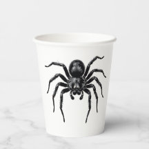 Halloween Paper Cup met Spider Design