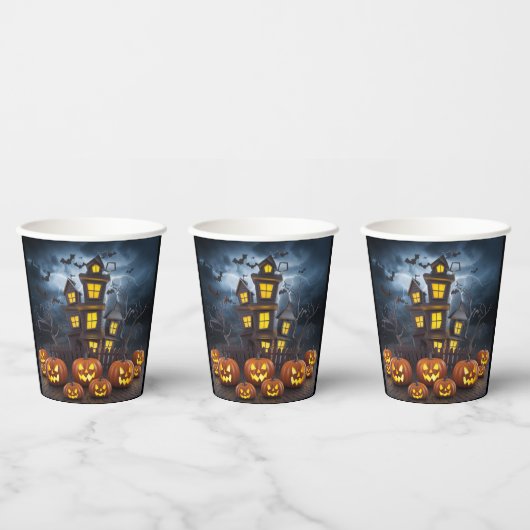 Halloween Paper Cup Papieren Bekers (Multi)