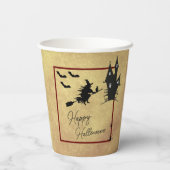 Halloween Paper cup Papieren Bekers (Achterkant)
