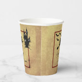Halloween Paper cup Papieren Bekers (Rechts)