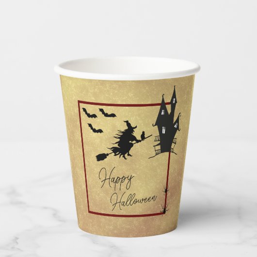 Halloween Paper cup Papieren Bekers (Voorkant)