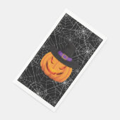 Halloween Paper Guest Towel-Pumpkin Servet (Hoek)