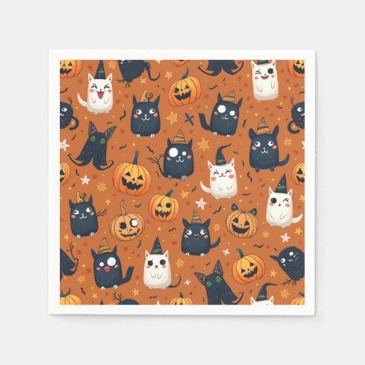 Halloween Paper Napkin Servet (Voorkant)